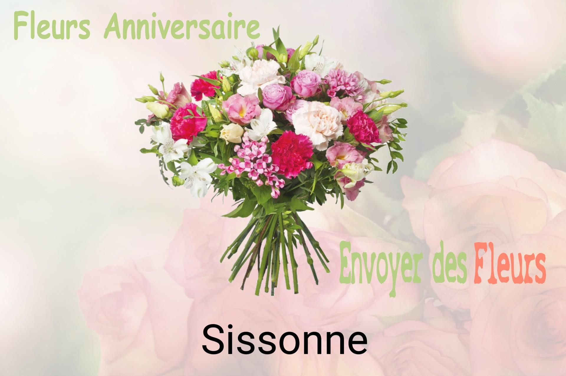 Bouquet de fleurs d’anniversaire livré à Sissonne